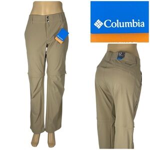 Columbia Womens 12 Pants Saturday Trail Hiking Trousers Reg Straight Leg NWT $70